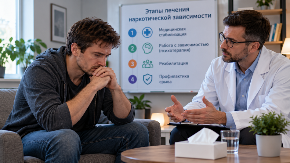 Как лечат наркоманию: этапы лечения наркотической зависимости